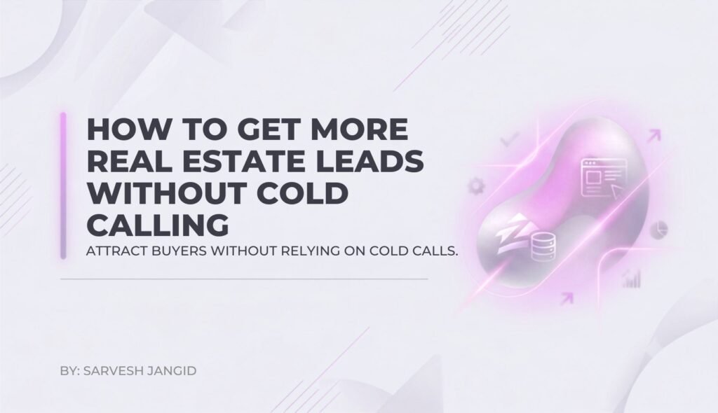 How to Get More Real Estate Leads Without Cold Calling